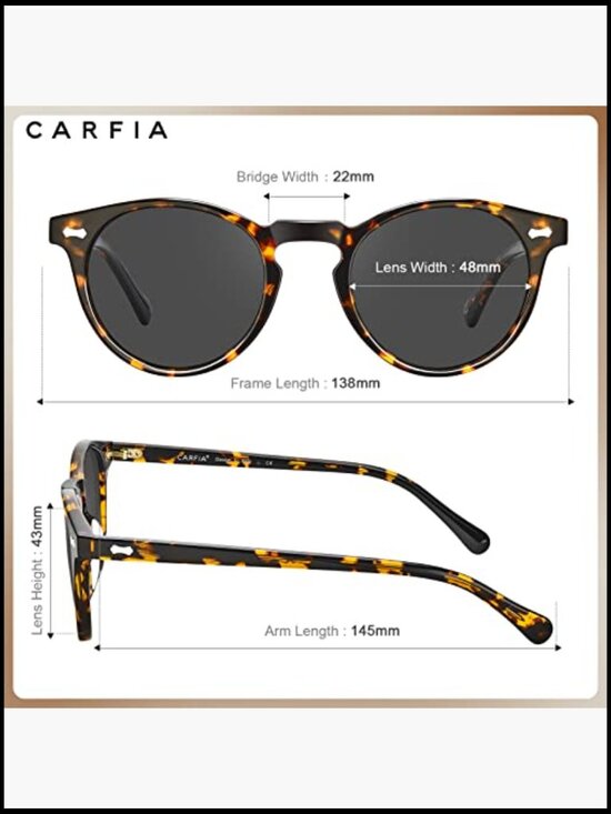Italian Acetate Frame Polarized Sunglasses UV400 Protection Anti Glare main image 5